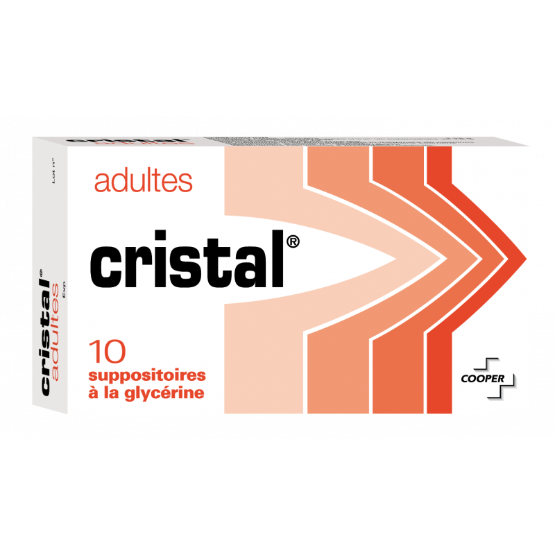 CRISTAL ADULTES, suppositoire - 10 suppositoires