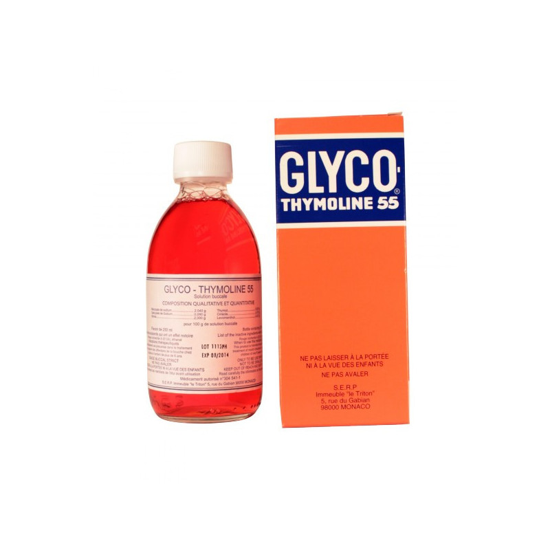GLYCO-THYMOLINE 55, solution buccale  Encadré - 250ml
