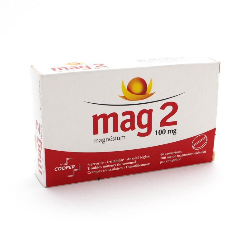 MAG 2 100 mg, comprimé  - 60 comprimés