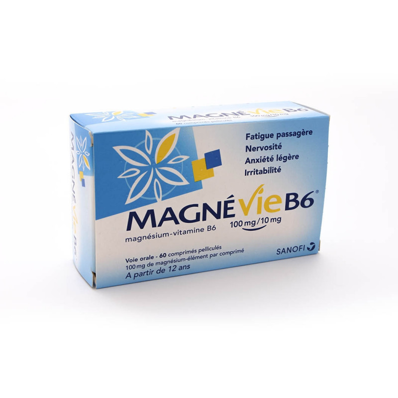 MAGNEVIE B6 100mg/10mg, comprimé pelliculé - 60 comprimés