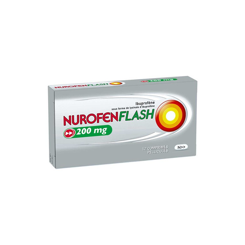 NUROFENFLASH 200 mg - 12 comprimés pelliculés