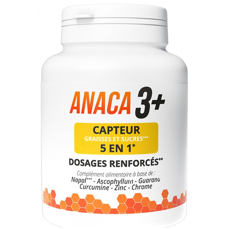 Anaca3 + Capteur Graisses et Sucres 5en1 - 120 Gélules