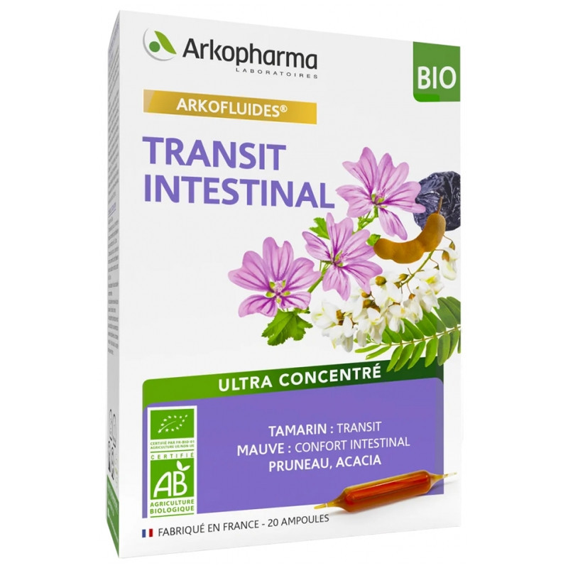 Arkopharma Arkofluides Transit Intestinal Bio - 20 Ampoules