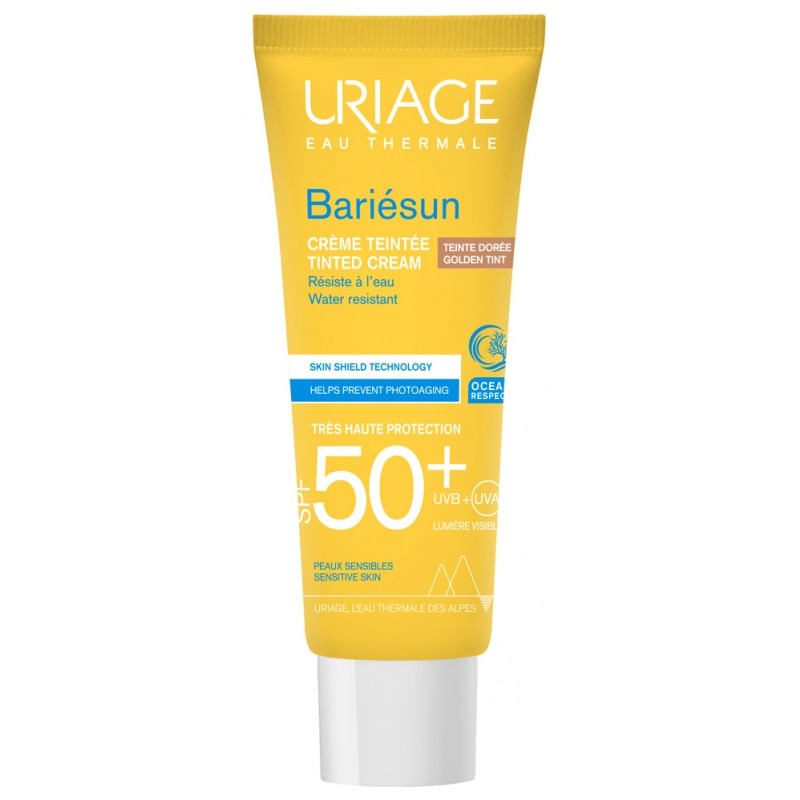 Uriage Bariésun Crème Teintée Très Haute Protection SPF50+ Teinte : Teinte Dorée - 50 ml