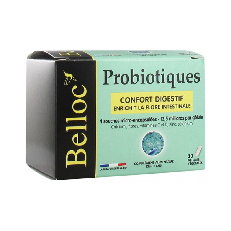 Belloc Probiotiques - 30 Gélules Végétales