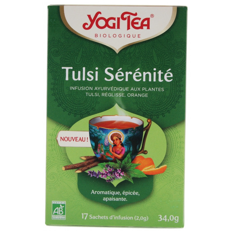 Yogi Tea Tulsi Sérénité Bio - 17 Sachets