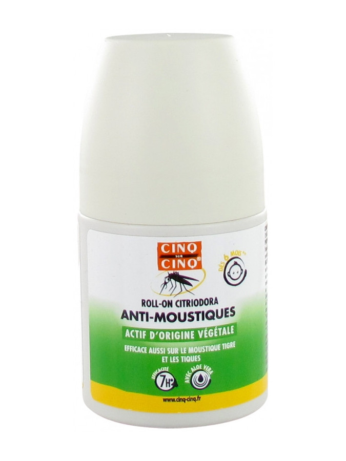 Cinq sur Cinq Roll-On Citriodora Anti-Moustiques - 50 ml