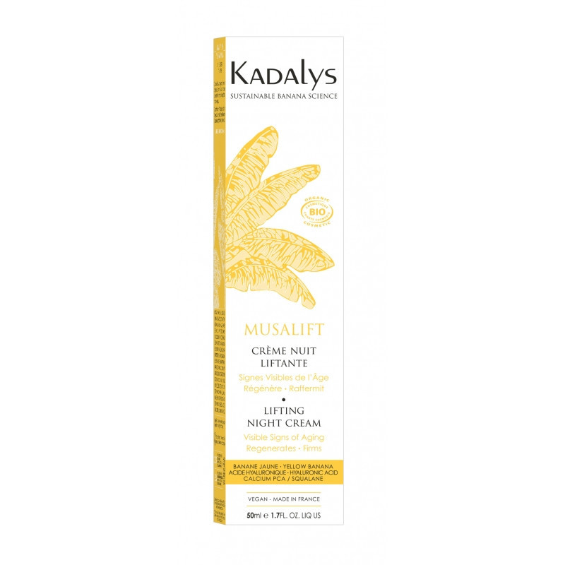 Kadalys Musalift Rides visibles Crème Nuit aux extraits de Banane Jaune - 50 ml