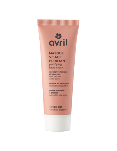 Avril Masque Visage Purifiant Bio - 50 ml