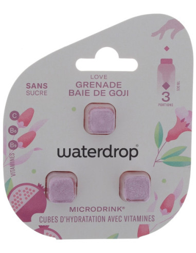 Waterdrop Microdrink Love Waterdrop - 3 cubes