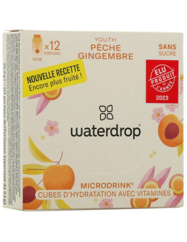 Waterdrop Microdrink Youth Sans sucre - 12 unités 