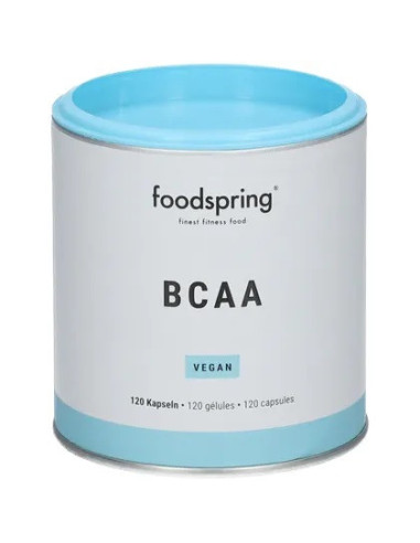 Foodspring® Gélules de BCAA - 120 capsules 