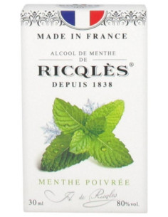 Ricqlès Alcool de Menthe Poivrée - 30 ml