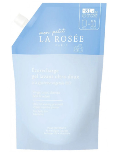 La Rosée Mon Petit Gel Lavant Ultra-Doux Éco-Recharge - 800 ml
