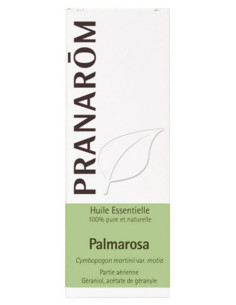 Pranarôm Huile Essentielle Palmarosa (Cymbopogon martinii var. motia) - 10 ml