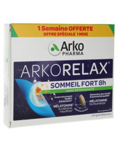 Arkopharma Arkorelax Sommeil Fort 8H - 30 Comprimés