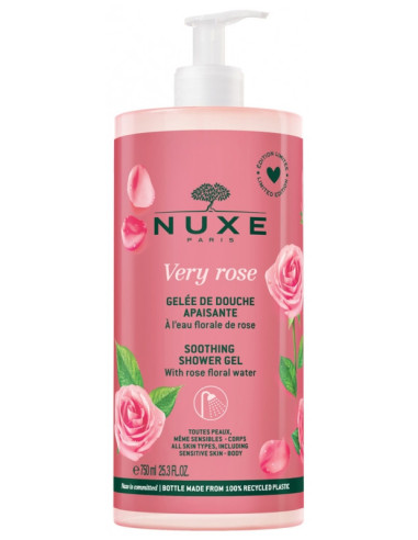 Nuxe Very rose Gelée de Douche Apaisante - 750 ml