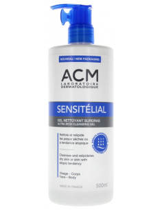 ACM Sensitélial Gel Nettoyant Surgras - 500 ml