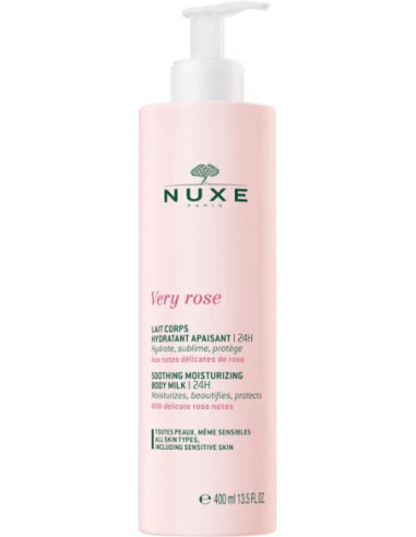 NUXE Lait corps hydratant apaisant Very Rose - 400ml