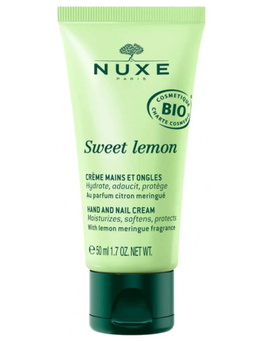 Nuxe Sweet Lemon Crème Mains et Ongles Bio - 50 ml