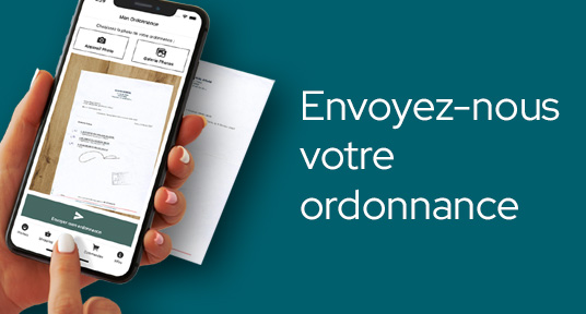 Envoyer-nous votre ordonnance