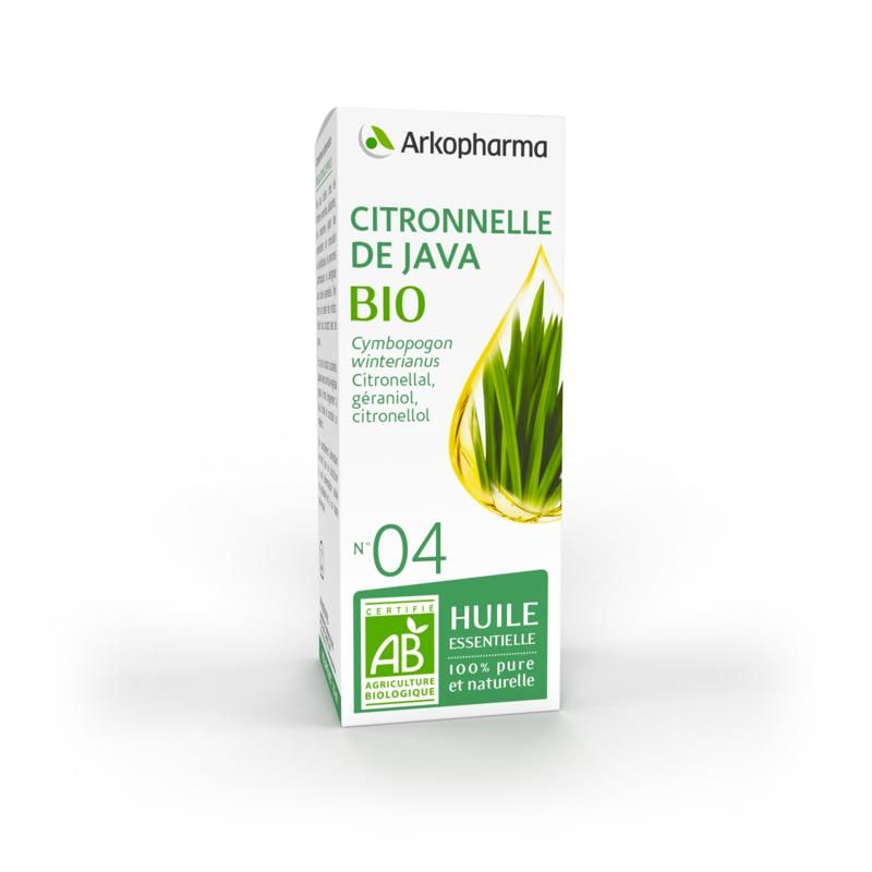 Huile Citronnelle de CITRONNELLE de JAVA BIO - 5ml