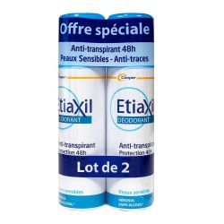 Déodorant Anti-Transpirant 48h Aérosol - 2x150ml