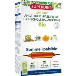 Quatuor Sommeil Paisible Bio - 20 ampoules