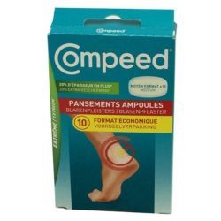 Ampoules Extrême Moyen Format Pansements - 10 unités