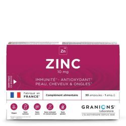 Zinc 10 mg - 30 ampoules