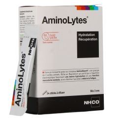 AminoLytes - Hydratation - Récupération goût pêche - 14 sticks