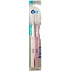 Brosse à dents sensibilité 18/100 - Lot de 2