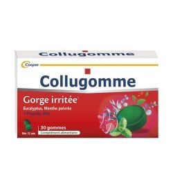 Collugomme gorge irritée gommes - 30 gommes