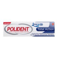 Polident Total Action Crème Fixative pour Appareils Dentaires - 40 g