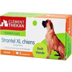 CLEMENT THEKAN Strantel Vermifuge Chiens XL - 2 comprimés