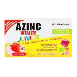 AZINC Vitalité junior Fraise - 30 comprimés