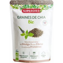 Graines de Chia poudre Bio - 200 g