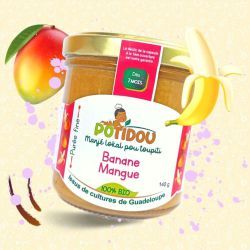 Potidou Banane Mangue - 140g