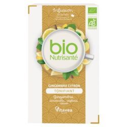 Infusion Tonifiante Gingembre Citron - 20 sachets