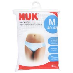 NUK Slips Jetables Taille : M (40-42) - 4 Pièces