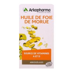 Arkogélules Huile de Foie de Morue - 220 gélules