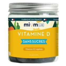 Mium Lab Vitamine D sans sucres - 42 gummies