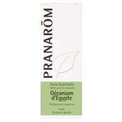 Pranarôm Huile Essentielle Géranium d'Egypte (Pelargonium graveolens) - 10 ml 