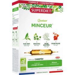 Quatuor Minceur Bio - 20 ampoules