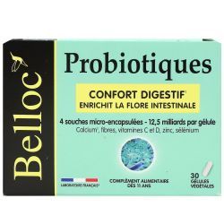 Belloc Probiotiques - 30 Gélules Végétales