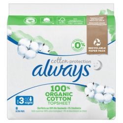 Cotton Protection Serviettes hygiéniques - 8 unités