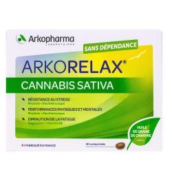 Arkopharma Arkorelax Cannabis Sativa - 30 comprimés