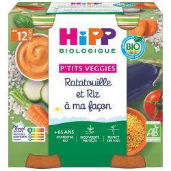 Ratatouille et Riz à ma façon - 2 x 250 g