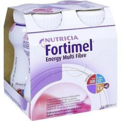 Fortimel® Energy Multi Fibre Fraise - 4x200ml