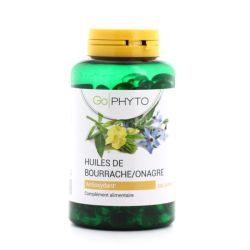 Huiles Bourrache Onagre - 200 Capsules
